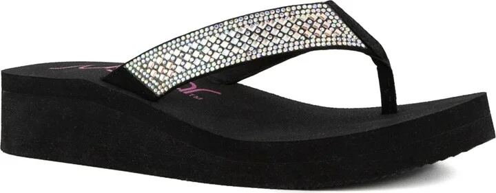 Sugar Women's Brad Embellished Wedge Sandals
