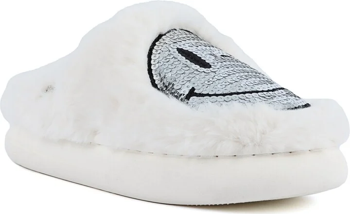 Sugar Women's Chills Slip-On Slippers - White/Silver