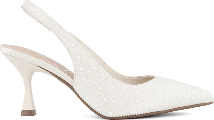 Sugar Women's Dazzy Slingback Rhinestone Dress Pumps - Image 6