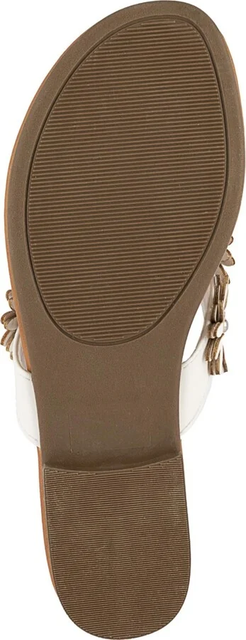 Sugar Women's Finnesse Flat Sandals - White, Silver - Image 5