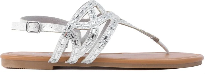 Sugar Women's Flickering Thong Flat Sandals - Image 6