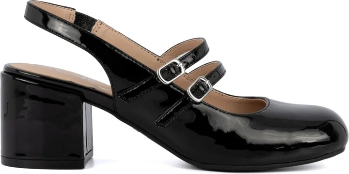 Sugar Women's Gianni Block Heel Slingback Mary Jane Pumps - Image 2