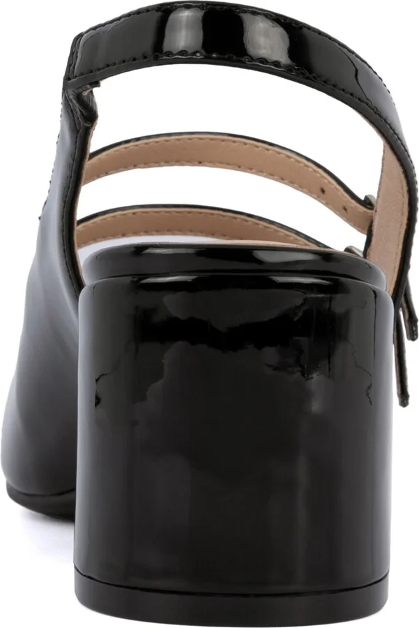 Sugar Women's Gianni Block Heel Slingback Mary Jane Pumps - Image 3