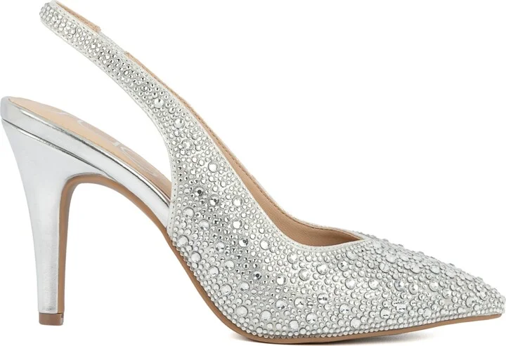 Sugar Women's Jaybird Embellished Slingback Pumps - Image 6