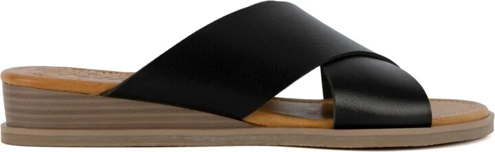 Sugar Women's Jumble Criss Cross Wedge Sandals - Image 2