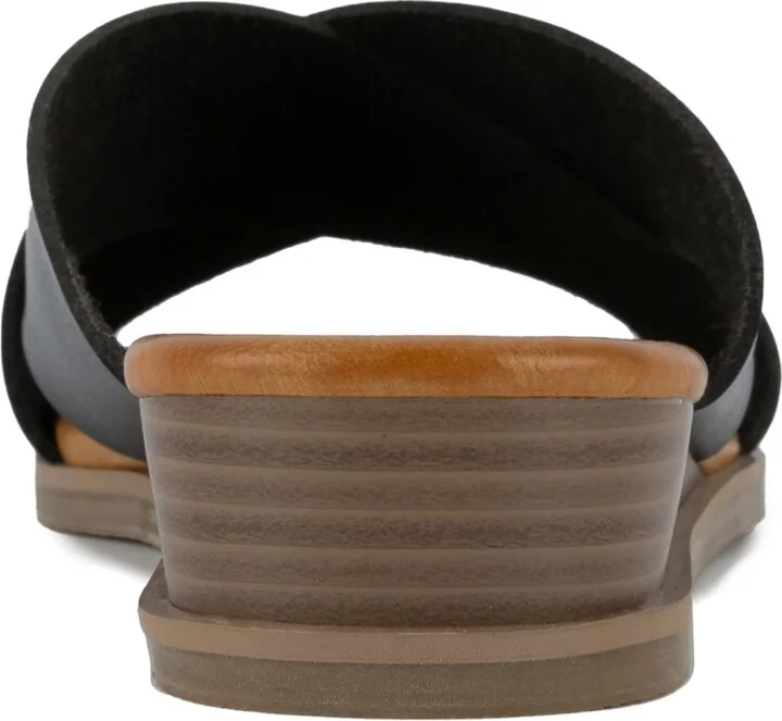 Sugar Women's Jumble Criss Cross Wedge Sandals - Image 3