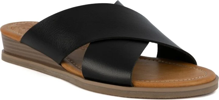 Sugar Women's Jumble Criss Cross Wedge Sandals