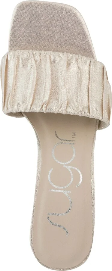 Sugar Women's Leader Kitten Heel Ruched Dress Sandals - Image 4