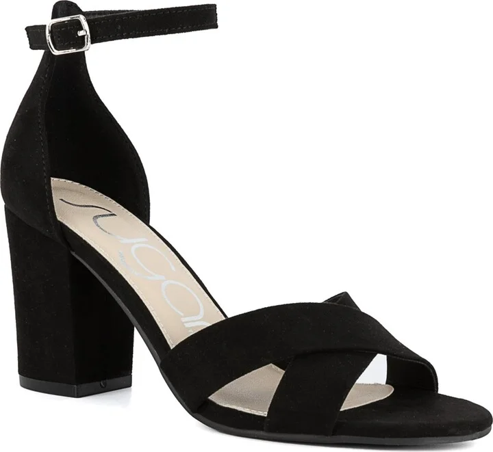 Sugar Women's Machellie Block Heel Dress Sandals
