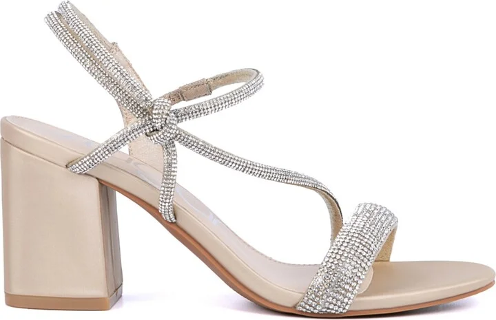 Sugar Women's Neeve Open Toe Rhinestone Dress Sandals - Image 2