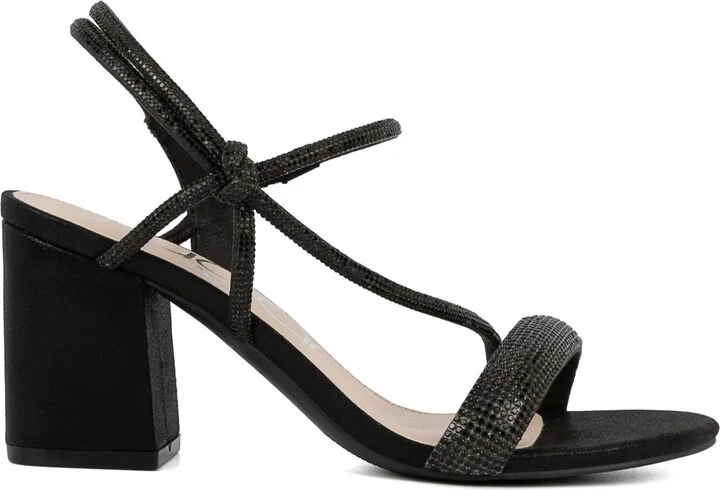 Sugar Women's Neeve Open Toe Rhinestone Dress Sandals - Image 6
