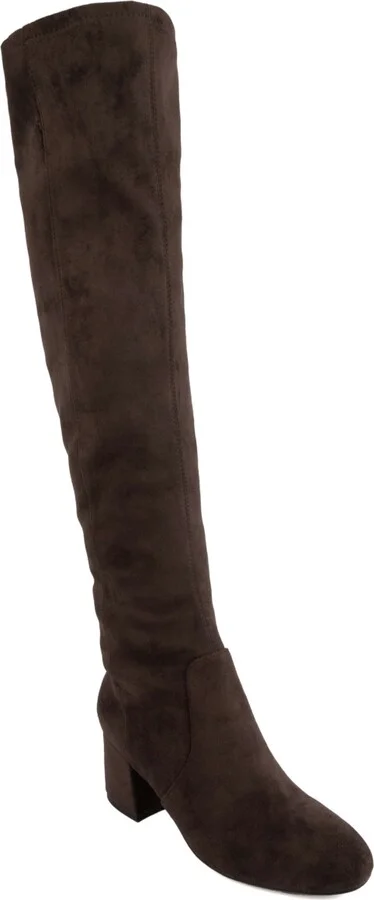 Brown Stretch Microsuede