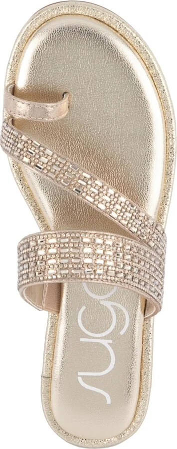 Sugar Women's Pacifico Toe Ring Flat Sandals - Image 4