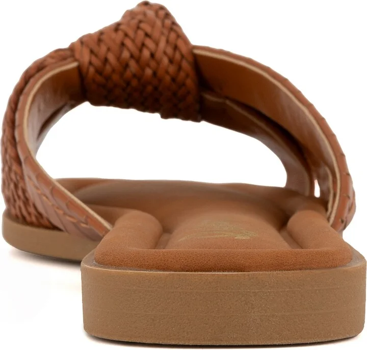Sugar Women's Serona Open Toe Woven Knot Flat Sandals - Image 3