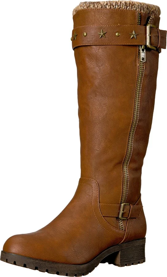 Brown Polyurethane/Sweater