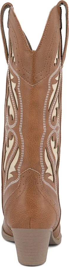 Sugar Women's Tobiano Mid Shaft Western Pull On Boots - Brown, Multi - Image 3