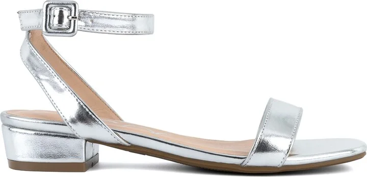 Sugar Women's Umpire Ankle Strap Block Heel Sandals - Image 6