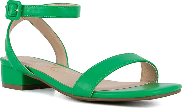 Sugar Women's Umpire Ankle Strap Block Heel Sandals