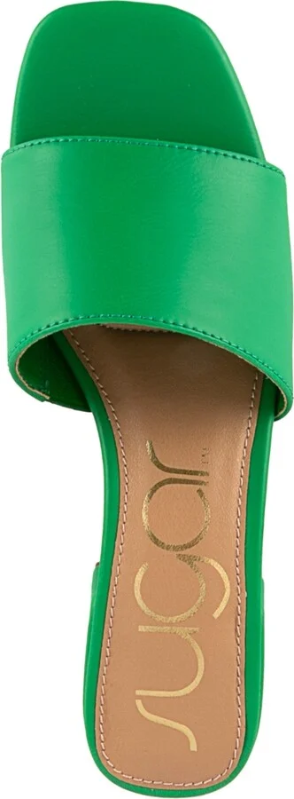 Sugar Women's Uniform 3 Slip-On Block Heel Sandals - Image 4