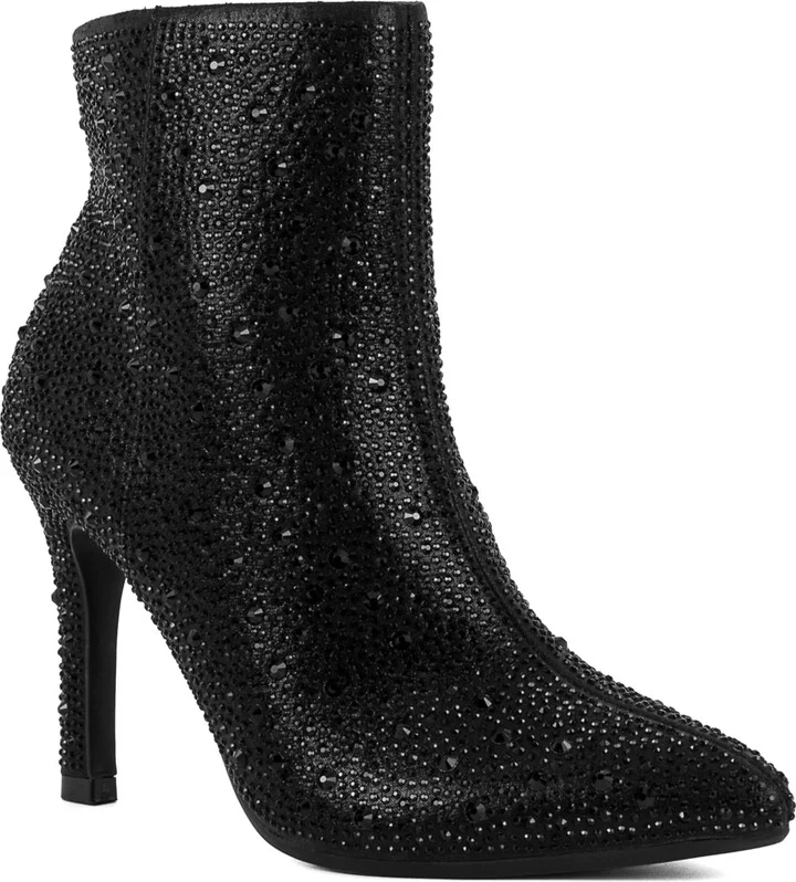 Sugar Women's Vecna 2-Pointed Toe Embellished Dress Booties