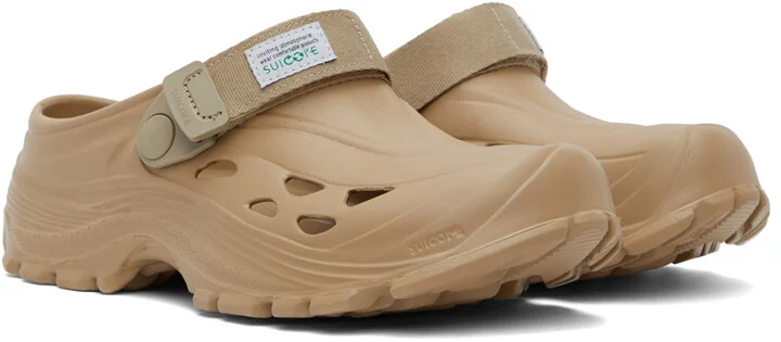 SUICOKE Beige MOK Slippers - Image 4