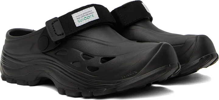 SUICOKE Black MOK Slippers - Image 4