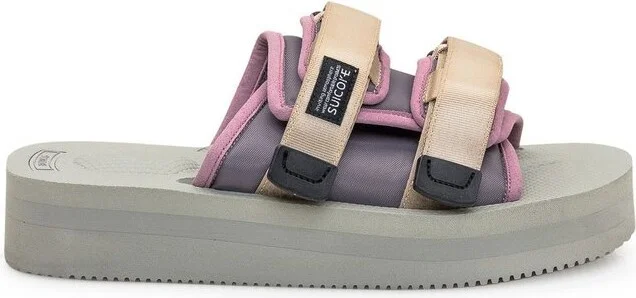 Suicoke Logo Patch Slip-On Sandals