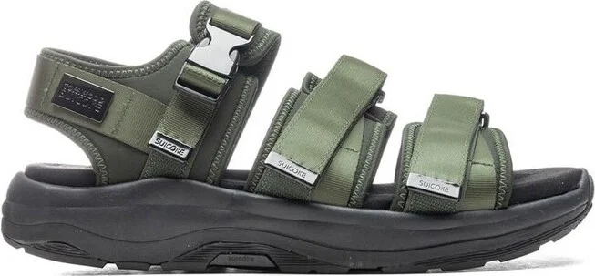 Suicoke Logo Patch Triple-Strap Sandals