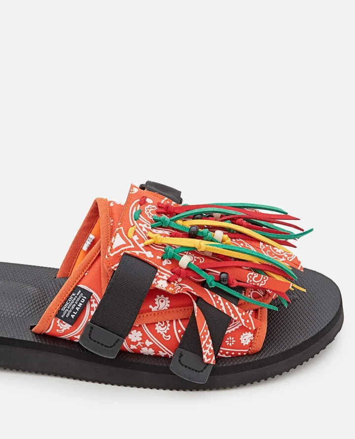 Suicoke X Alanui Moto Fringed Slides - Image 4