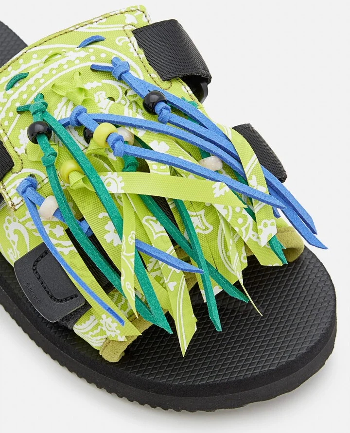 Suicoke X Alanui Moto Fringed Slippers - Image 4