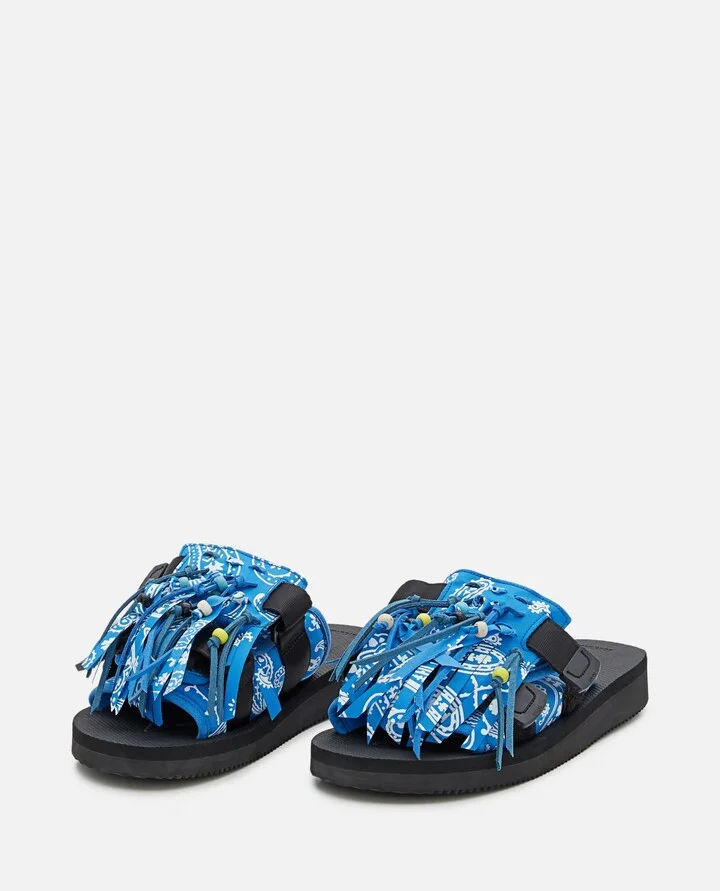 Suicoke X Alanui Moto Fringed Slippers - Image 2