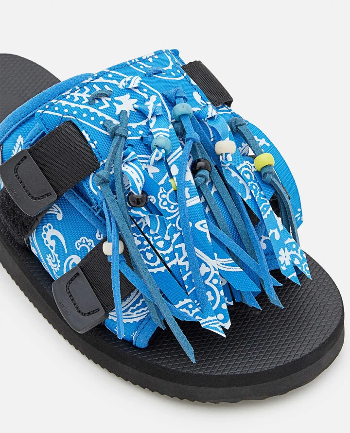 Suicoke X Alanui Moto Fringed Slippers - Image 4