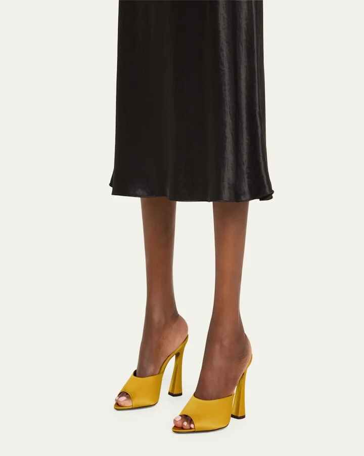 Suite Satin Block-Heel Mules - Image 2