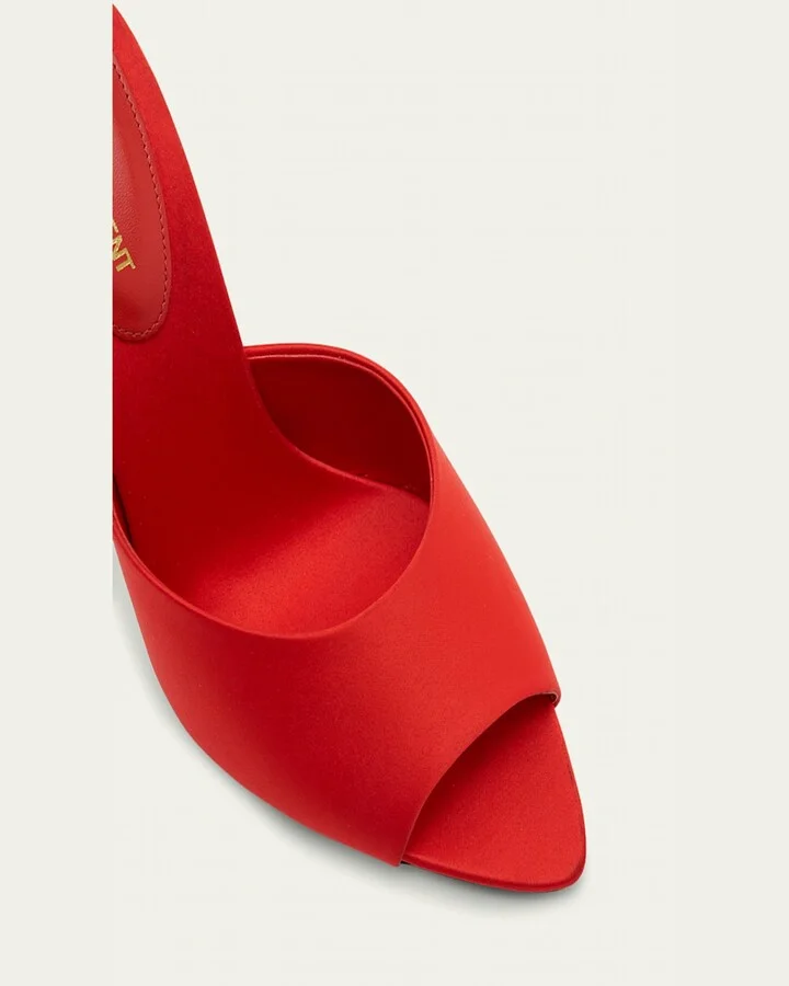 Suite Satin Block-Heel Mules - Image 6