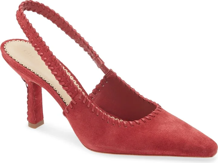 Suki Whipstitch Slingback Pump