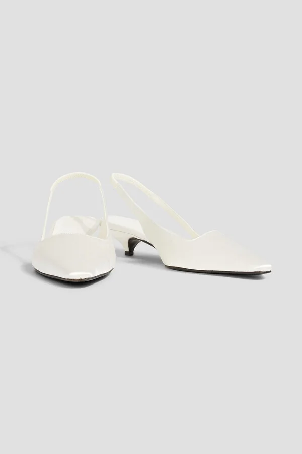 Sulue satin slingback pumps - Image 2
