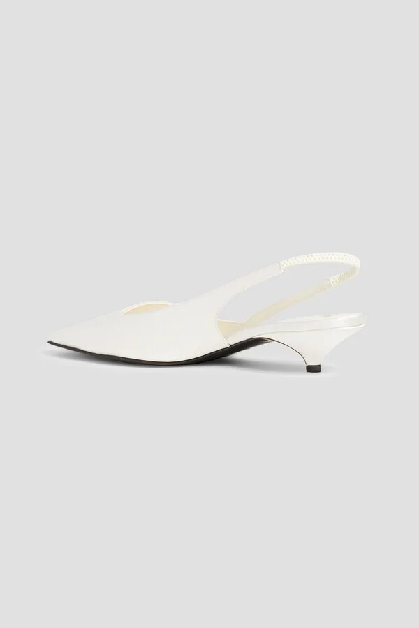 Sulue satin slingback pumps - Image 3