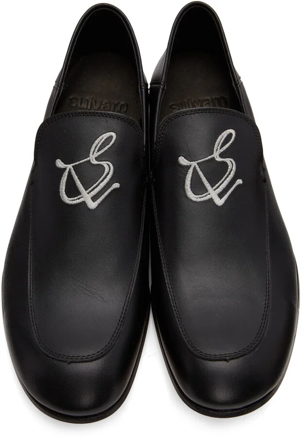 Sulvam Black Classic Loafers - Image 5