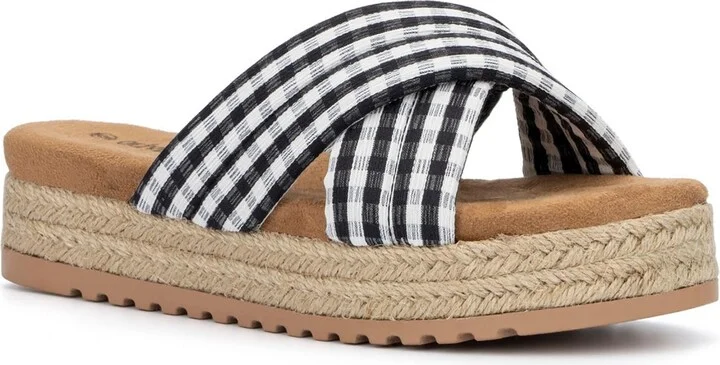 Summer Daze Womens Platforms Slip On Espadrilles