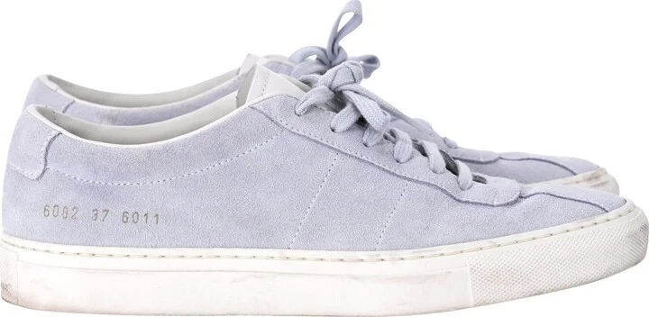 Summer Edition Sneakers in Baby Blue Suede