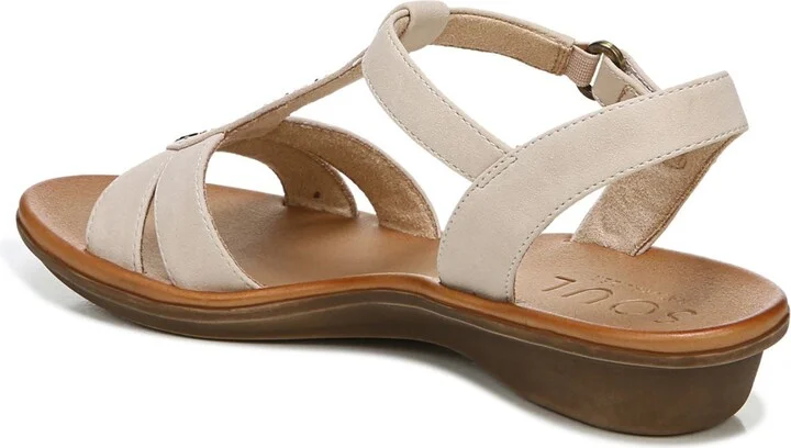 Summer Embellished T-Strap Sandal - Wide Width Available - Image 9