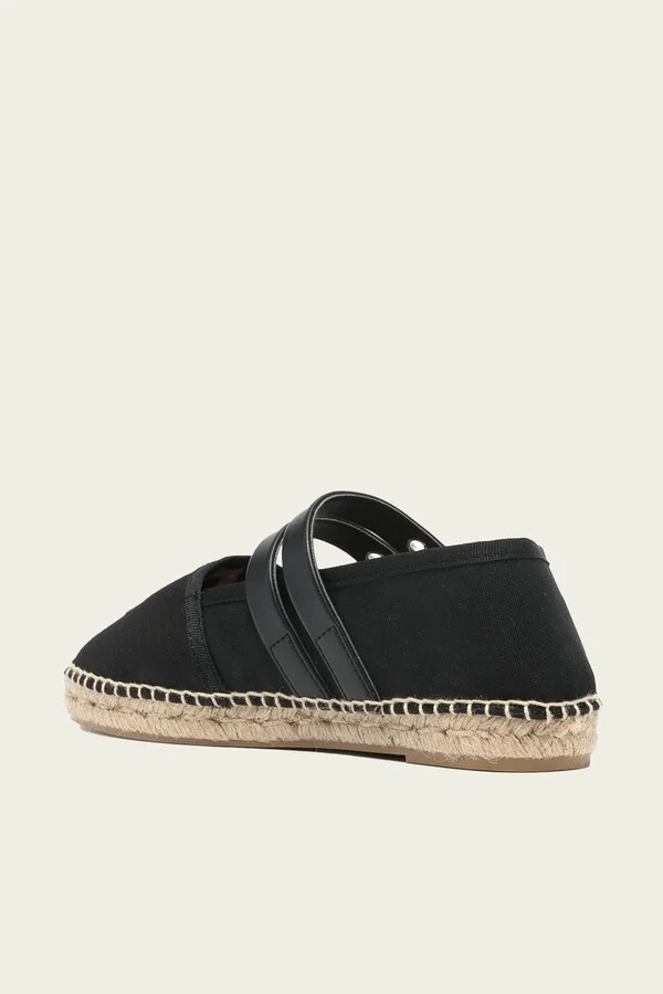 Summer Espadrille in Black - Image 3