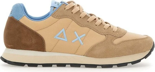 Sun 68 Panelled Lace-Up Sneakers