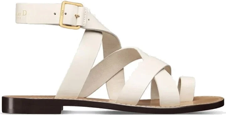 Sun Leather Flat Sandals