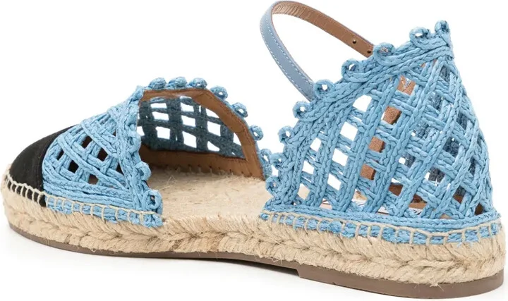 Sunburst crochet-knit espadrilles - Image 3