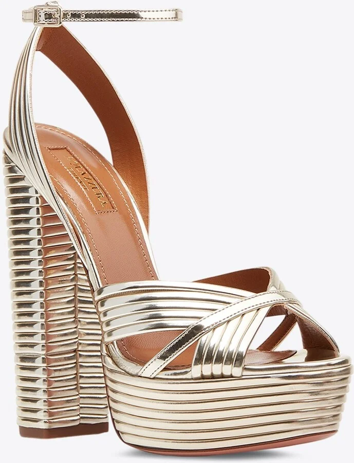 Sundance 140 Crystal-Embellished Platform Sandals - Image 2