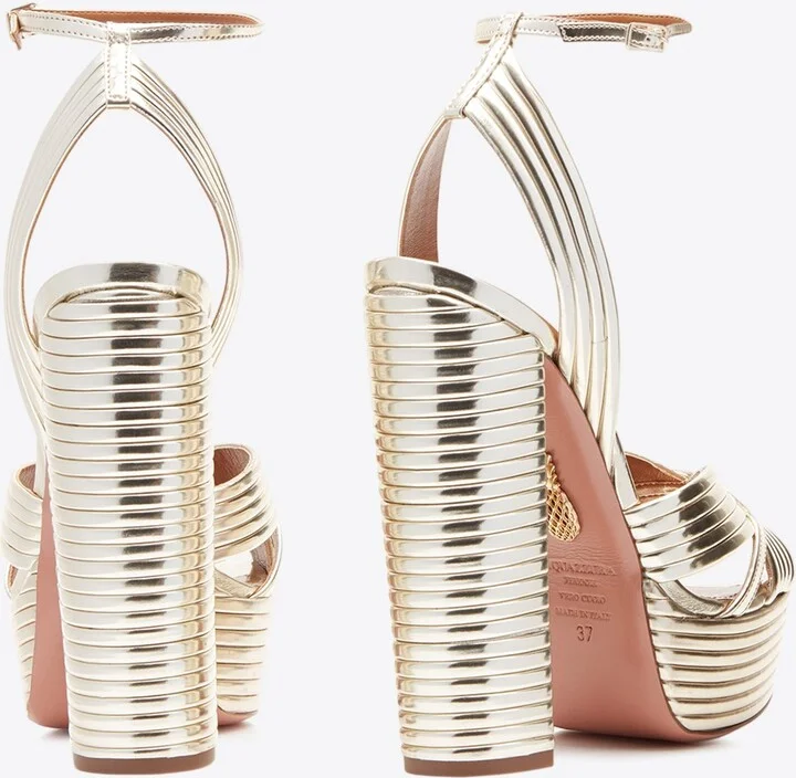 Sundance 140 Crystal-Embellished Platform Sandals - Image 3
