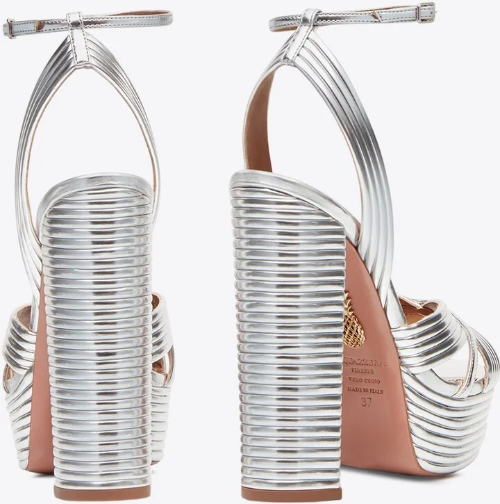 Sundance 140 Crystal-Embellished Platform Sandals - Image 3