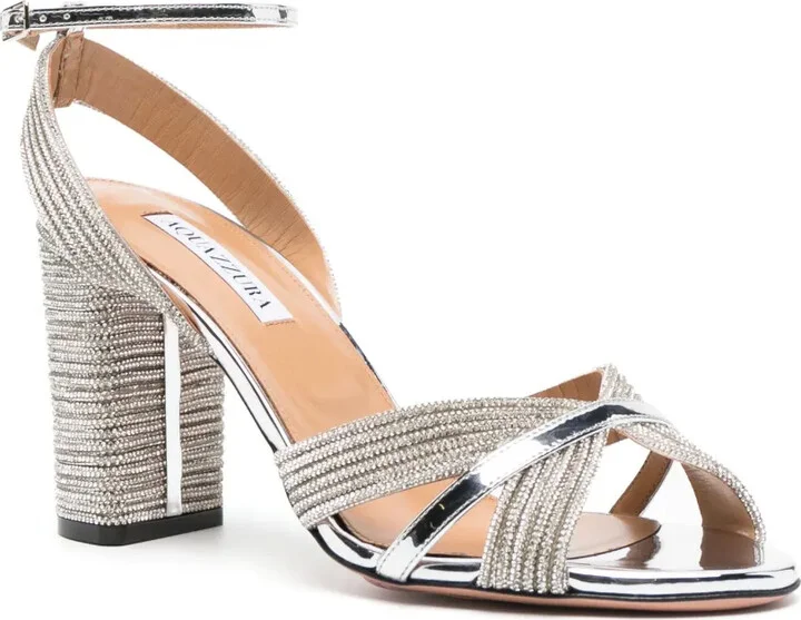 Sundance 85mm crystal-embellished sandals - Image 2