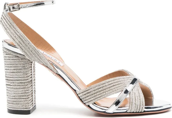 Sundance 85mm crystal-embellished sandals